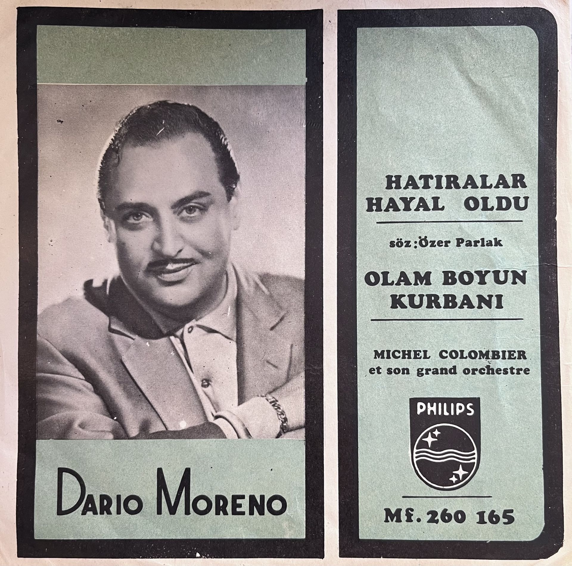 Dario Moreno - Hatıralar Hayal Oldu 45lik
