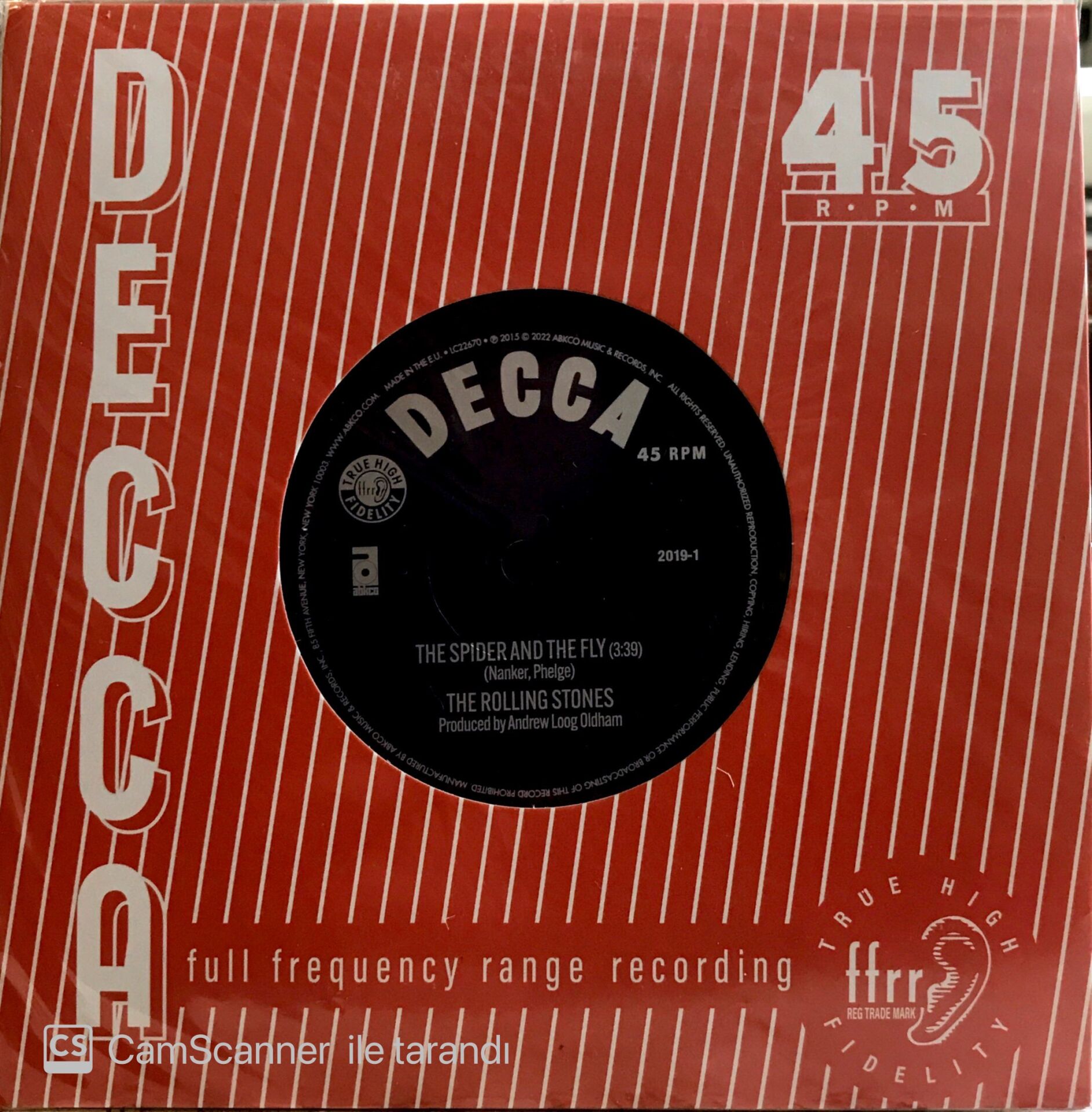 The Rolling Stones - (I Can't Get No) Satisfaction 45'lik