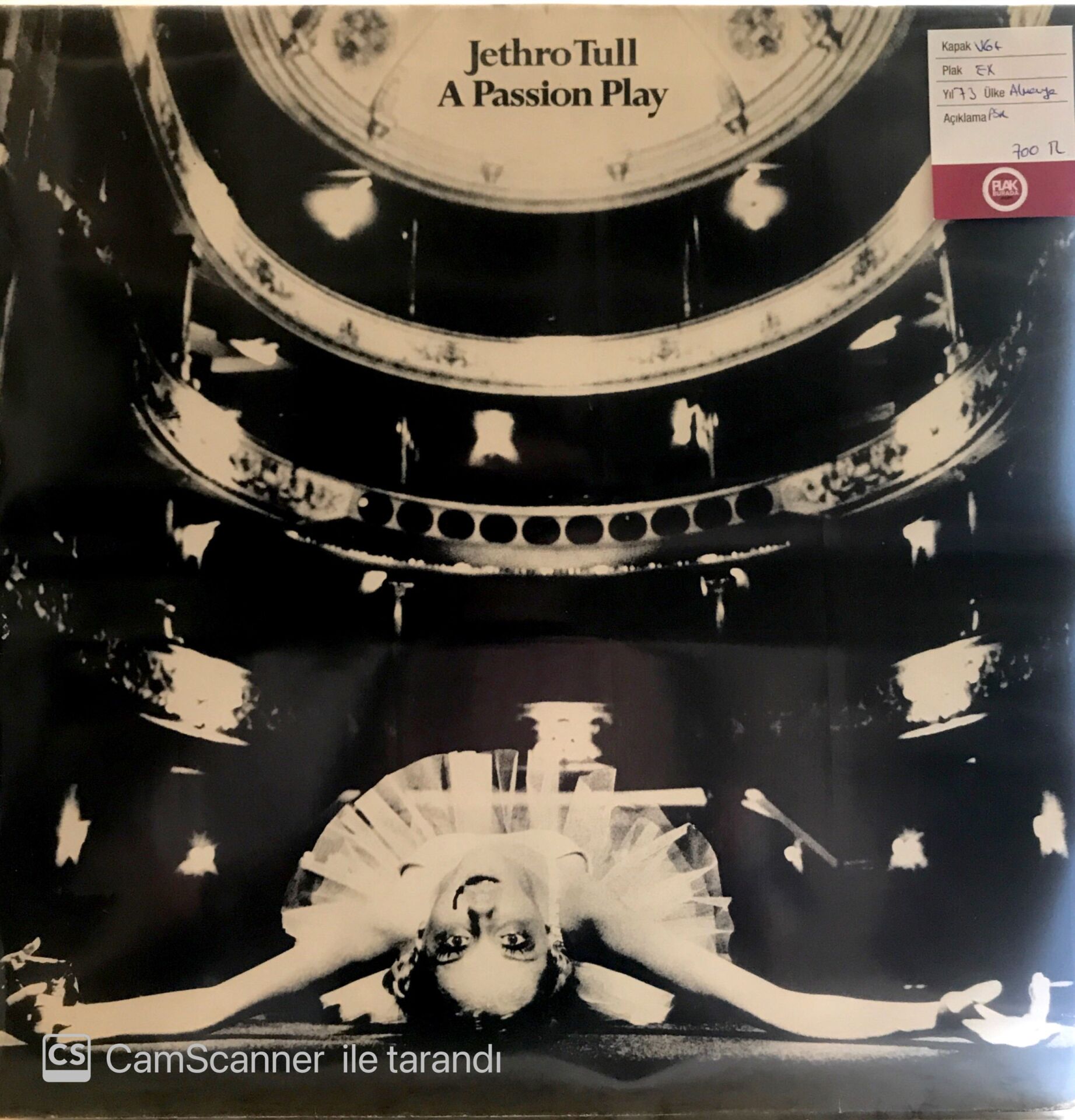Jethro Tull A Passion Play LP