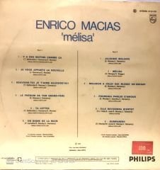 Enrico Macias Melisa LP