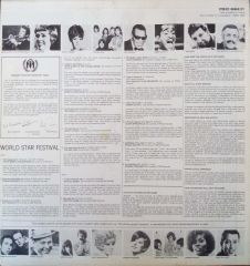 In Aid Of The World's Refugees - World Star Festival  LP