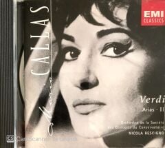 Verdi Arias II / Callas - Rescigno CD