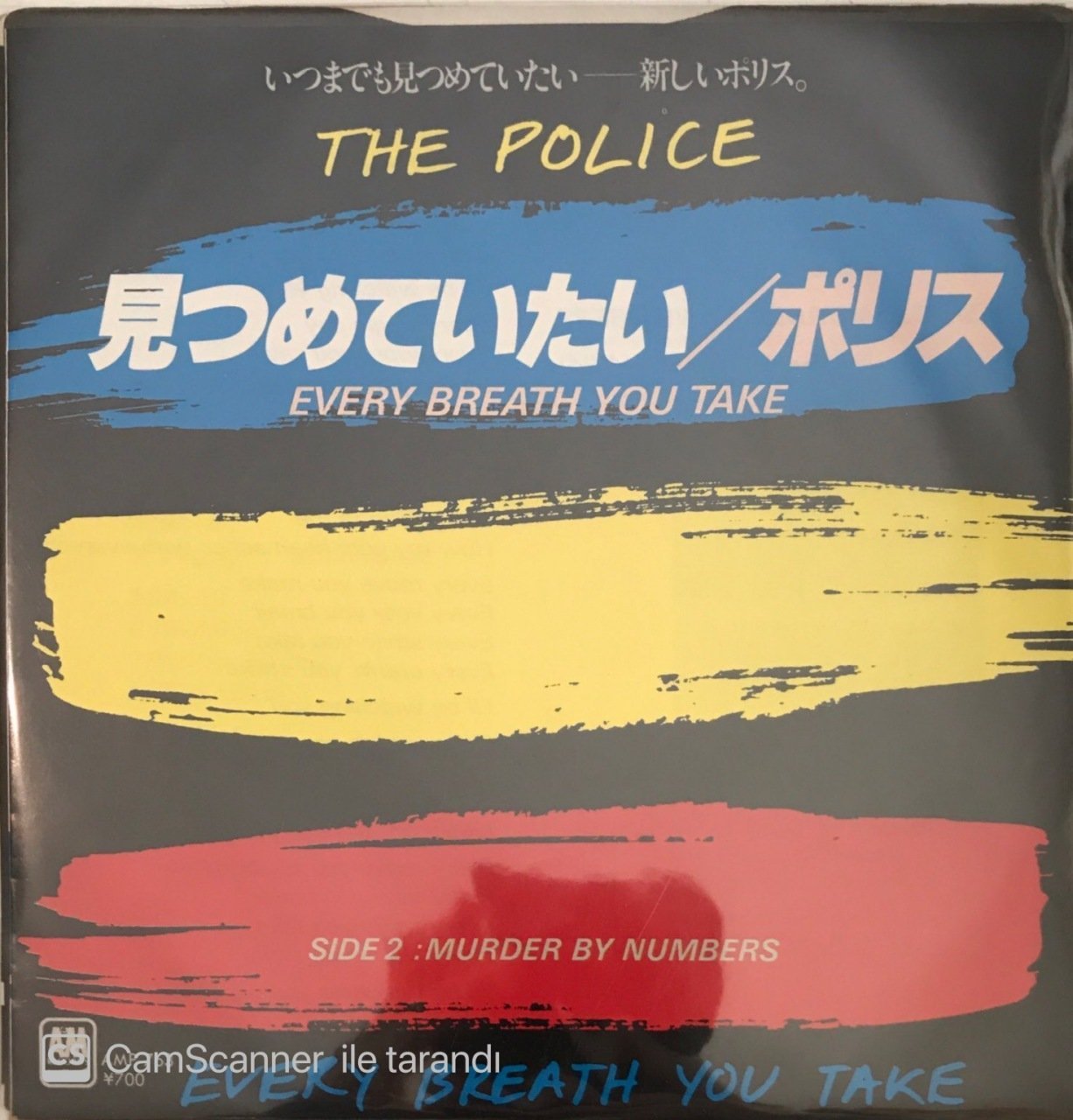The Police Every Breath You Take Japon Baskı 45lik