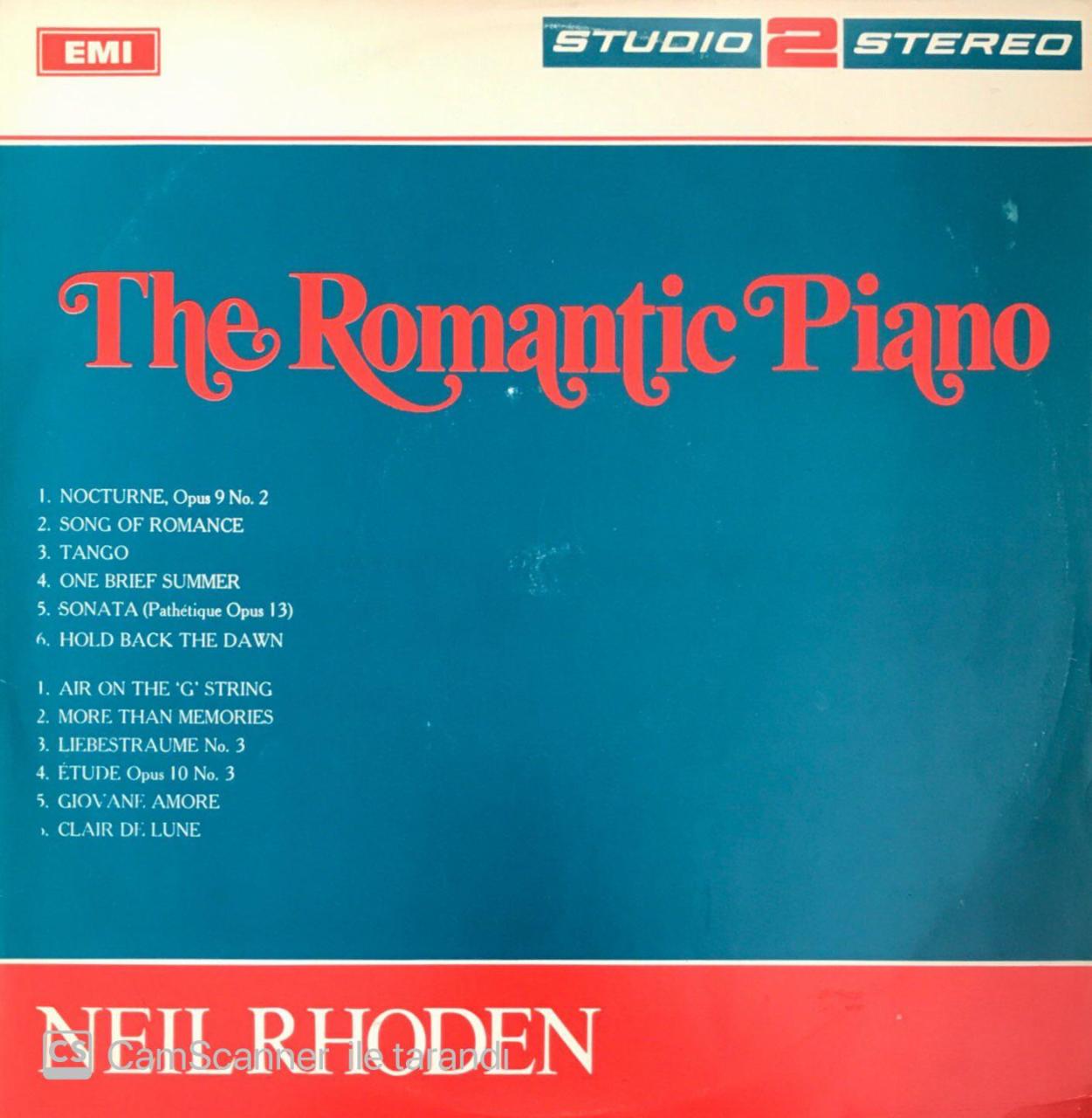 Neil Rhoden The Romantic Piano LP