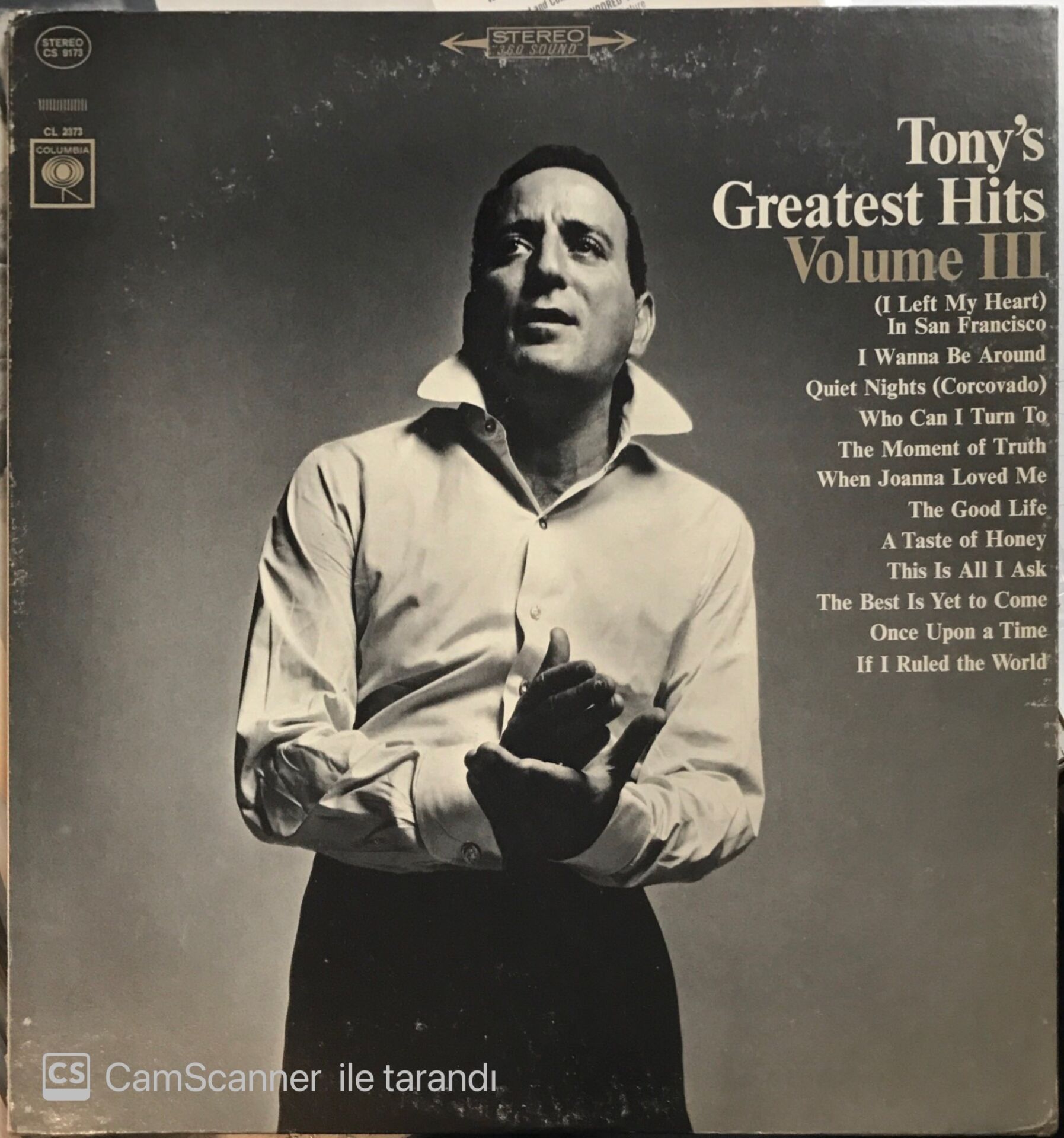 Tony's Greatest Hits Volume III LP