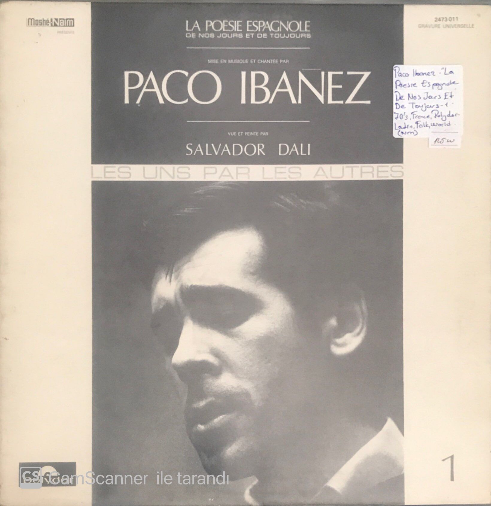 Paco Ibanez Vue Et Musique Et Chanee Par Salvador Dali LP