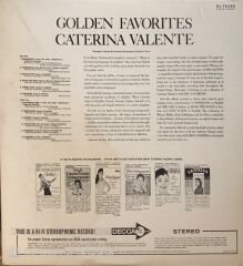 Caterina Valente - Golden Favorites LP