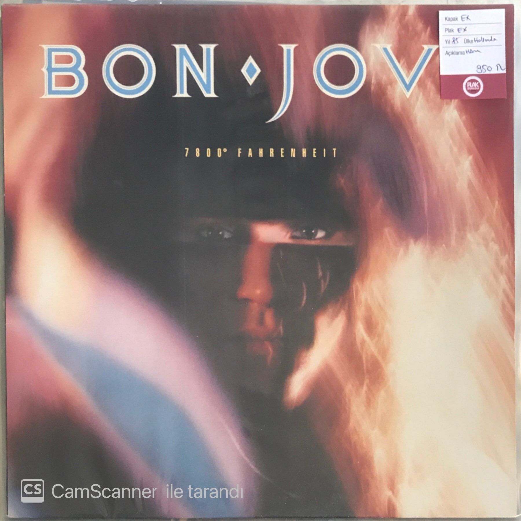 Bon Jovi - 7800 Fahrenheit LP