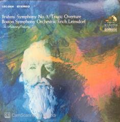 Brahms Symphony No. 3 LP