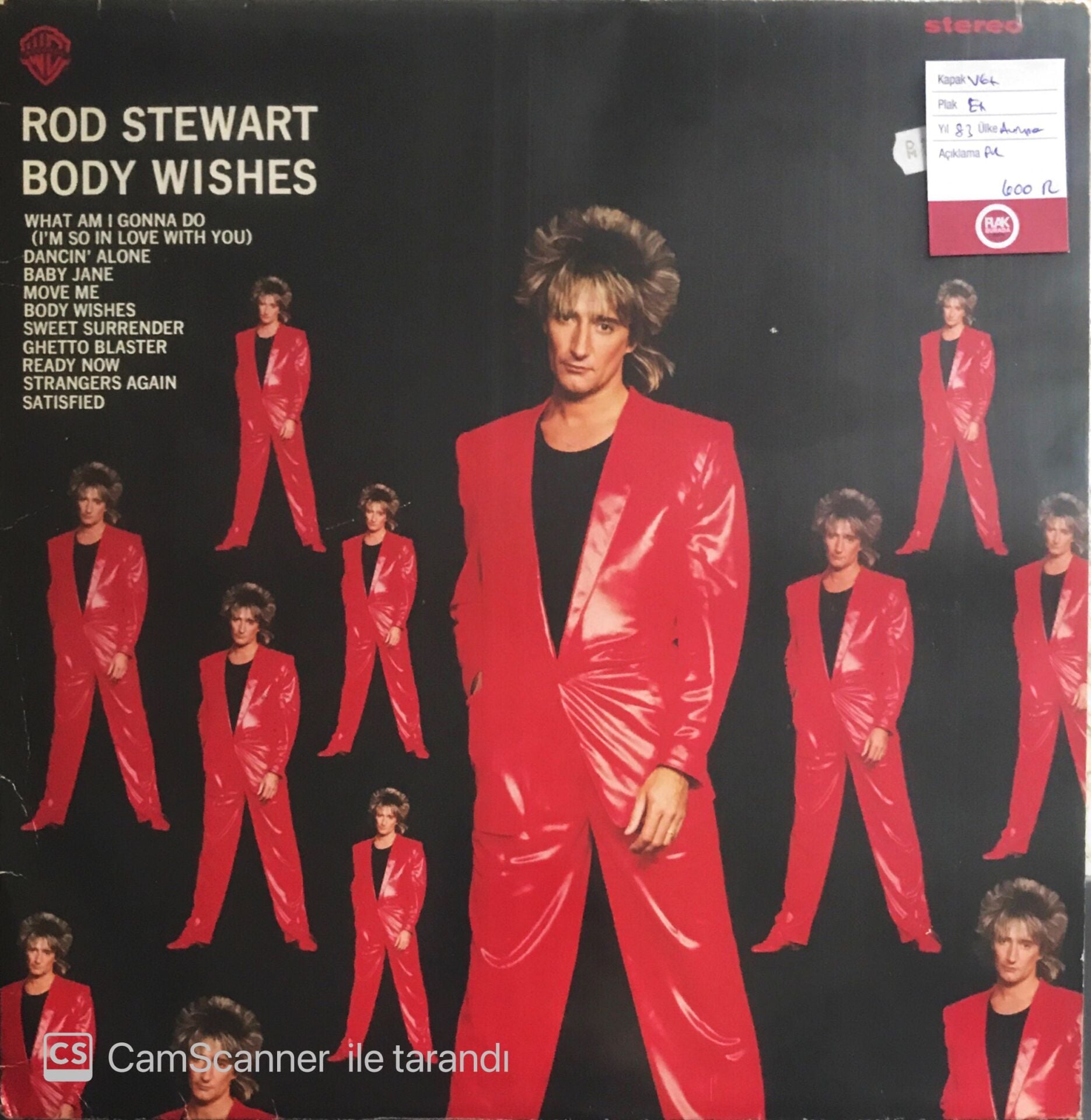 Rod Stewart - Body Wishes - LP