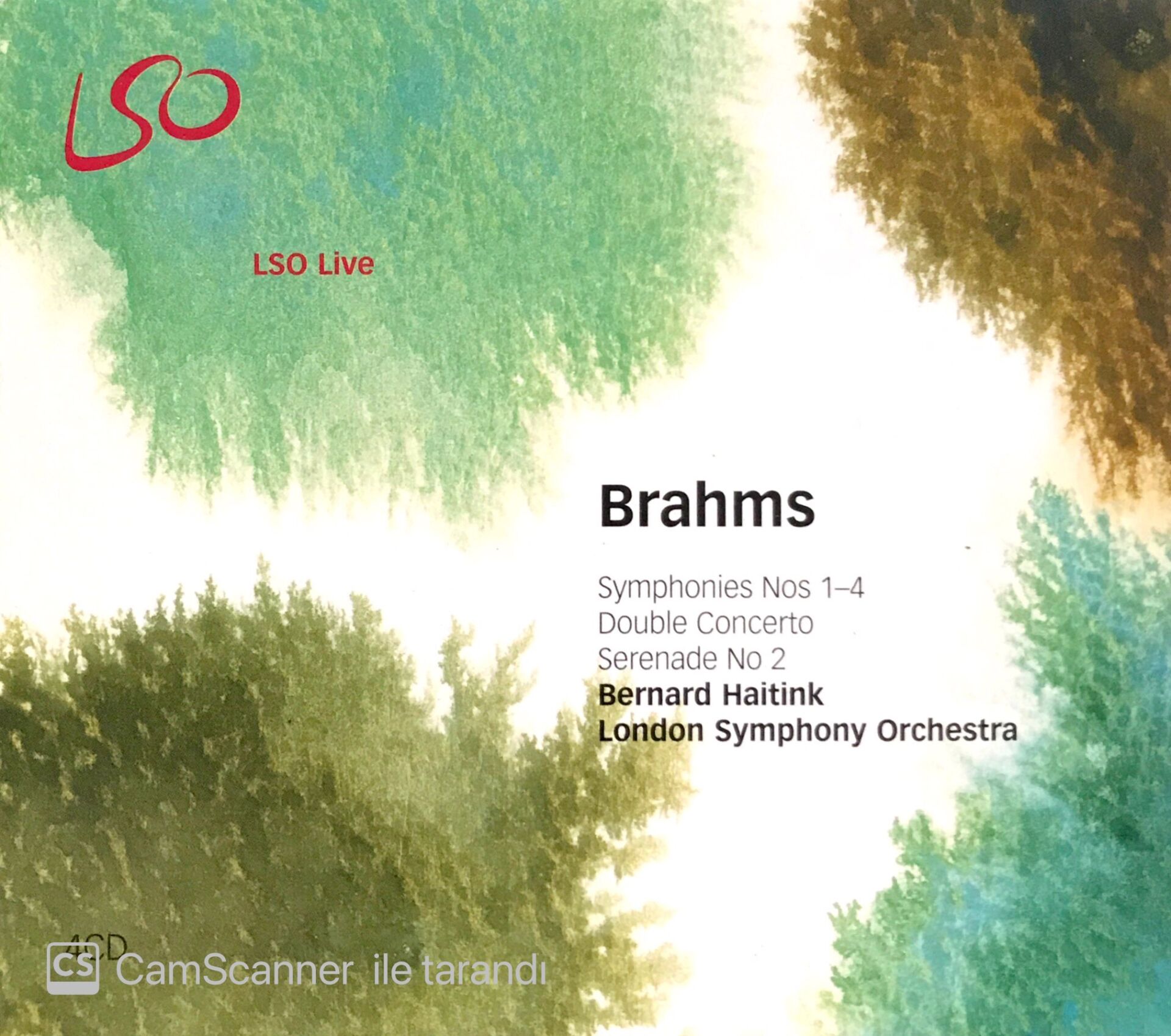 Brahms Symphonies Nos 1-4 4xCD