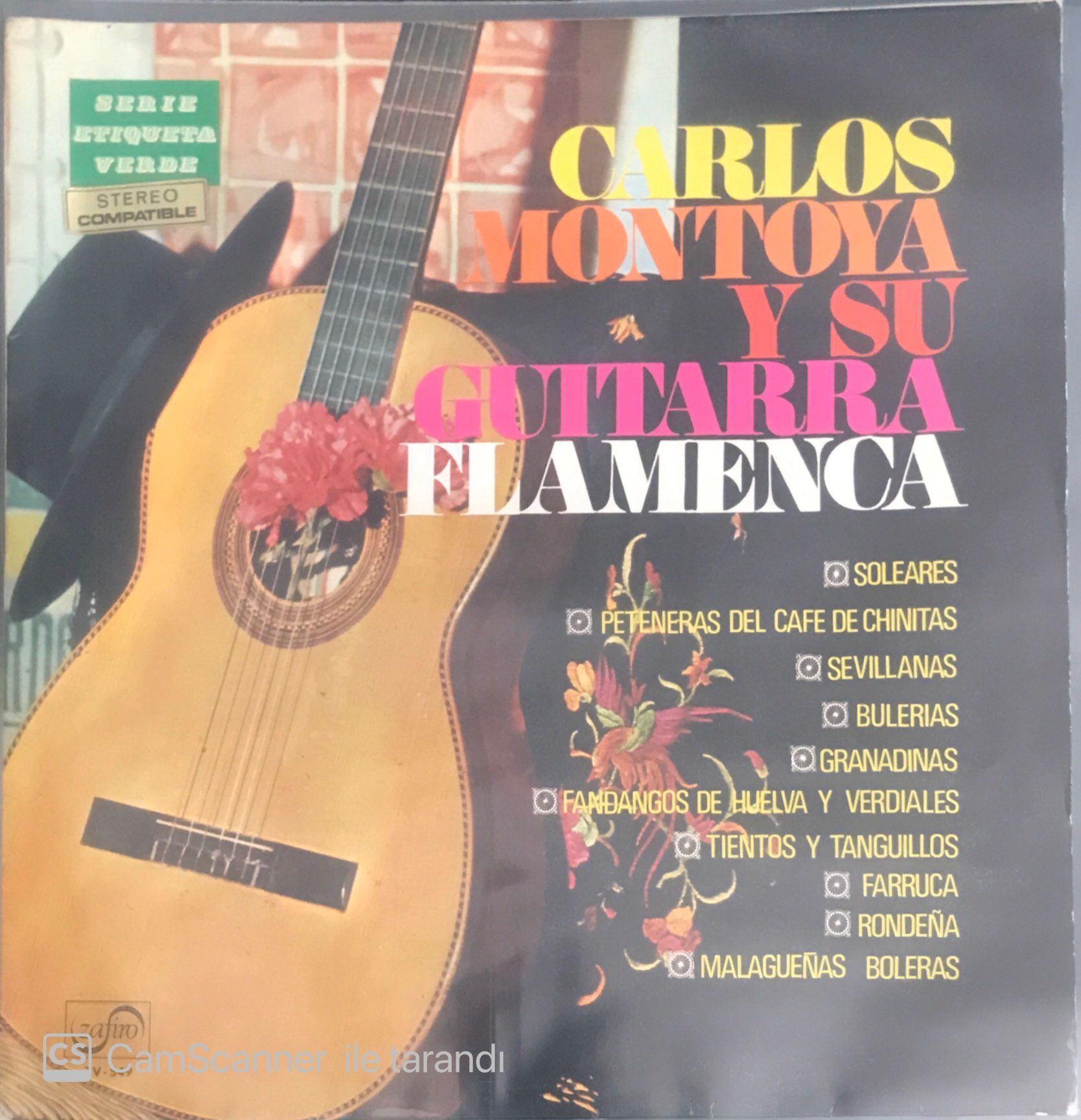 Carlos Montoya Y Su Guitarra Flamenca LP