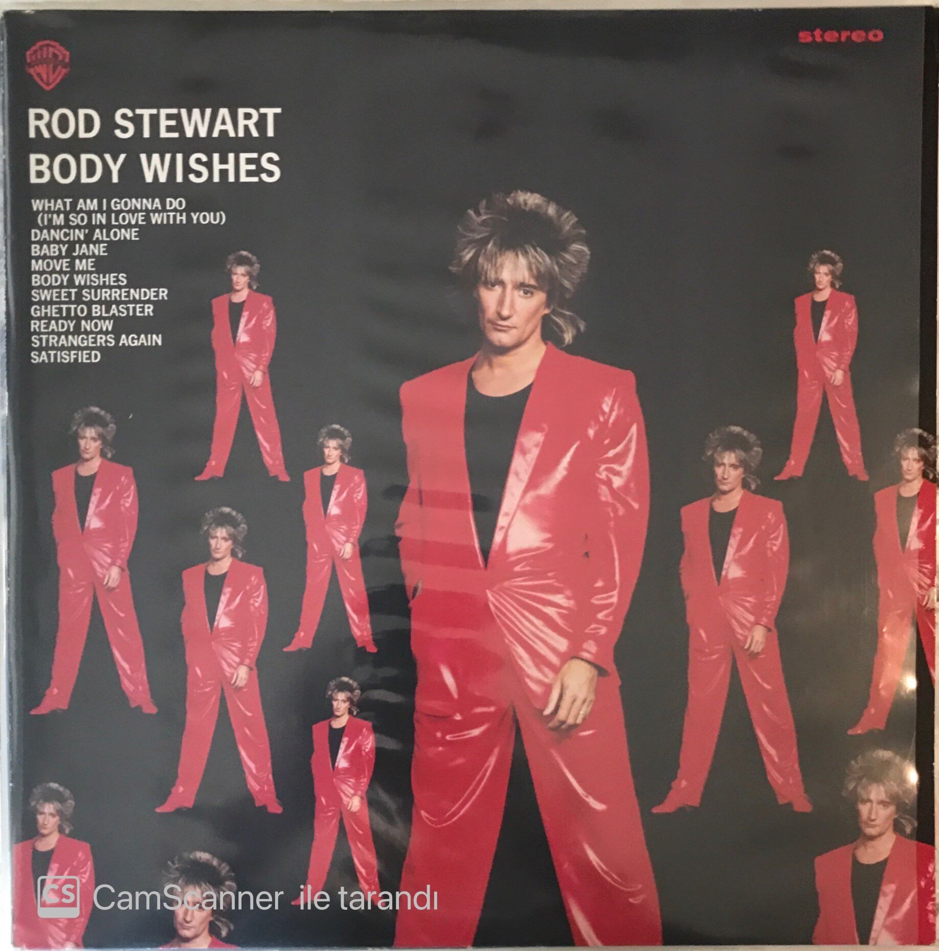 Rod Stewart Body Wishes LP