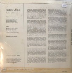 Frederic Chopin Mazurken Und Polonaisen LP