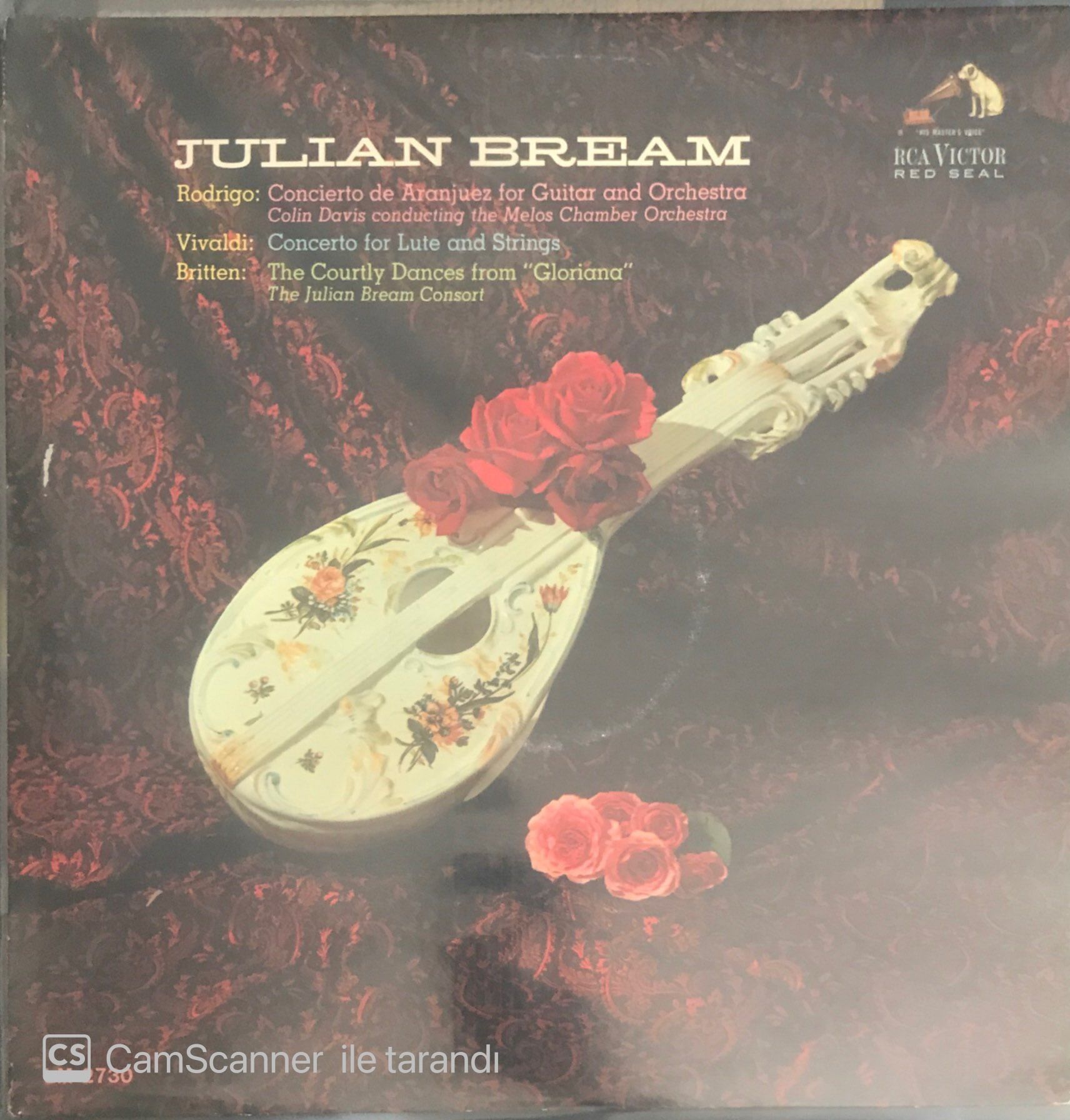 Julian Bream Rodrigo-Vivaldi-Britten LP