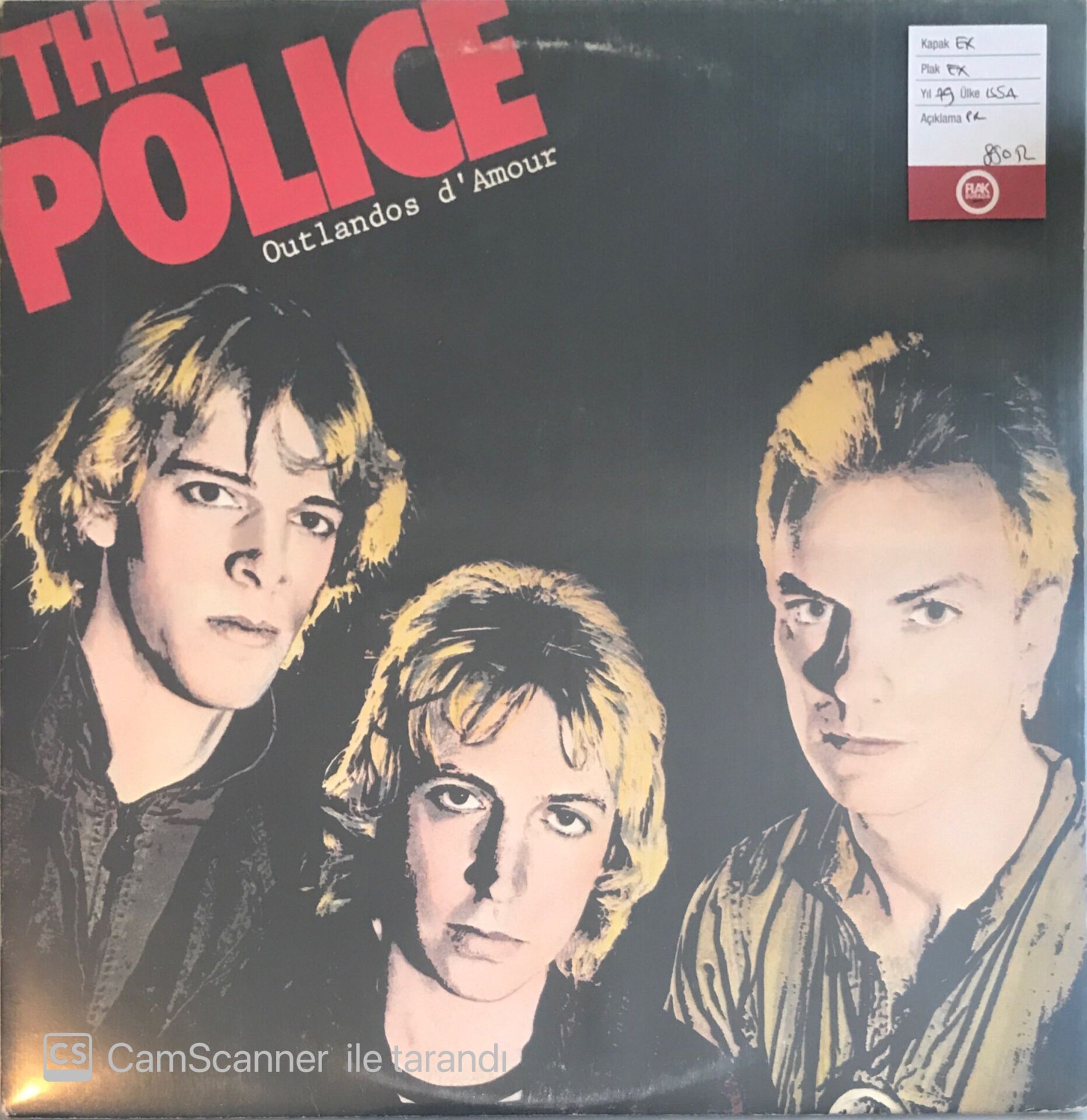 The Police - Outlandos D'amour LP