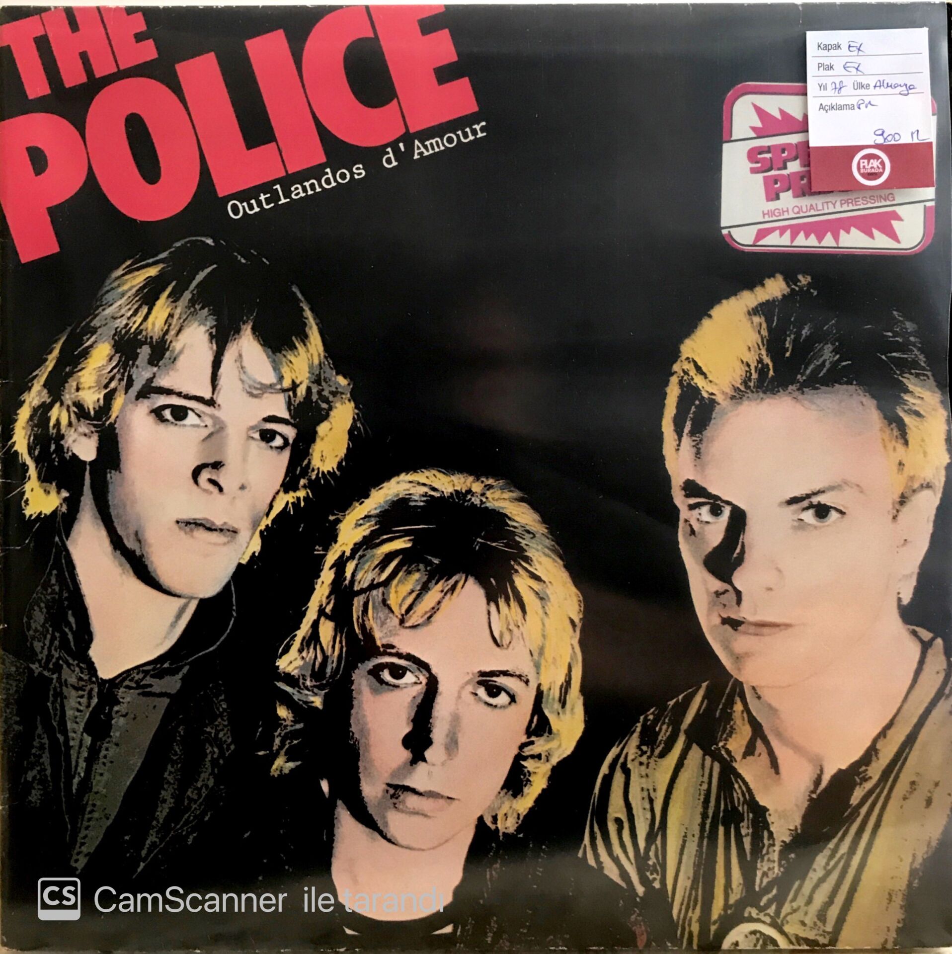 The Police - Outlandos D'amour LP