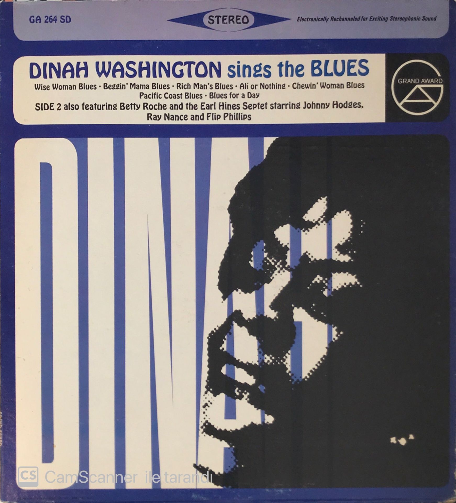 Dinah Washington Sings The Blues LP