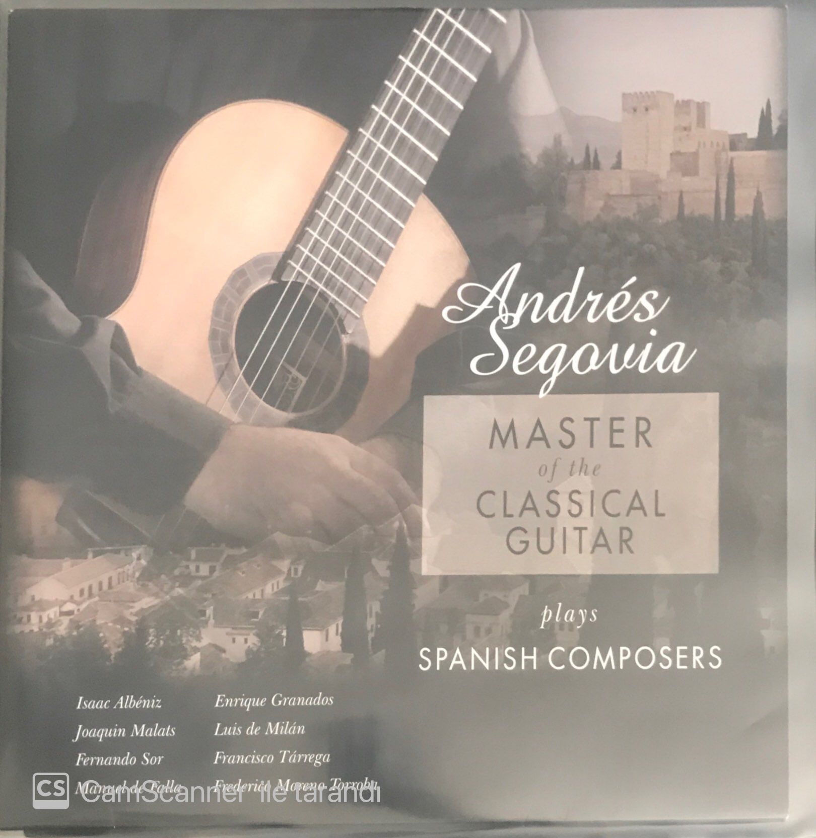 Andres Segovia Plays Spanish Composers LP