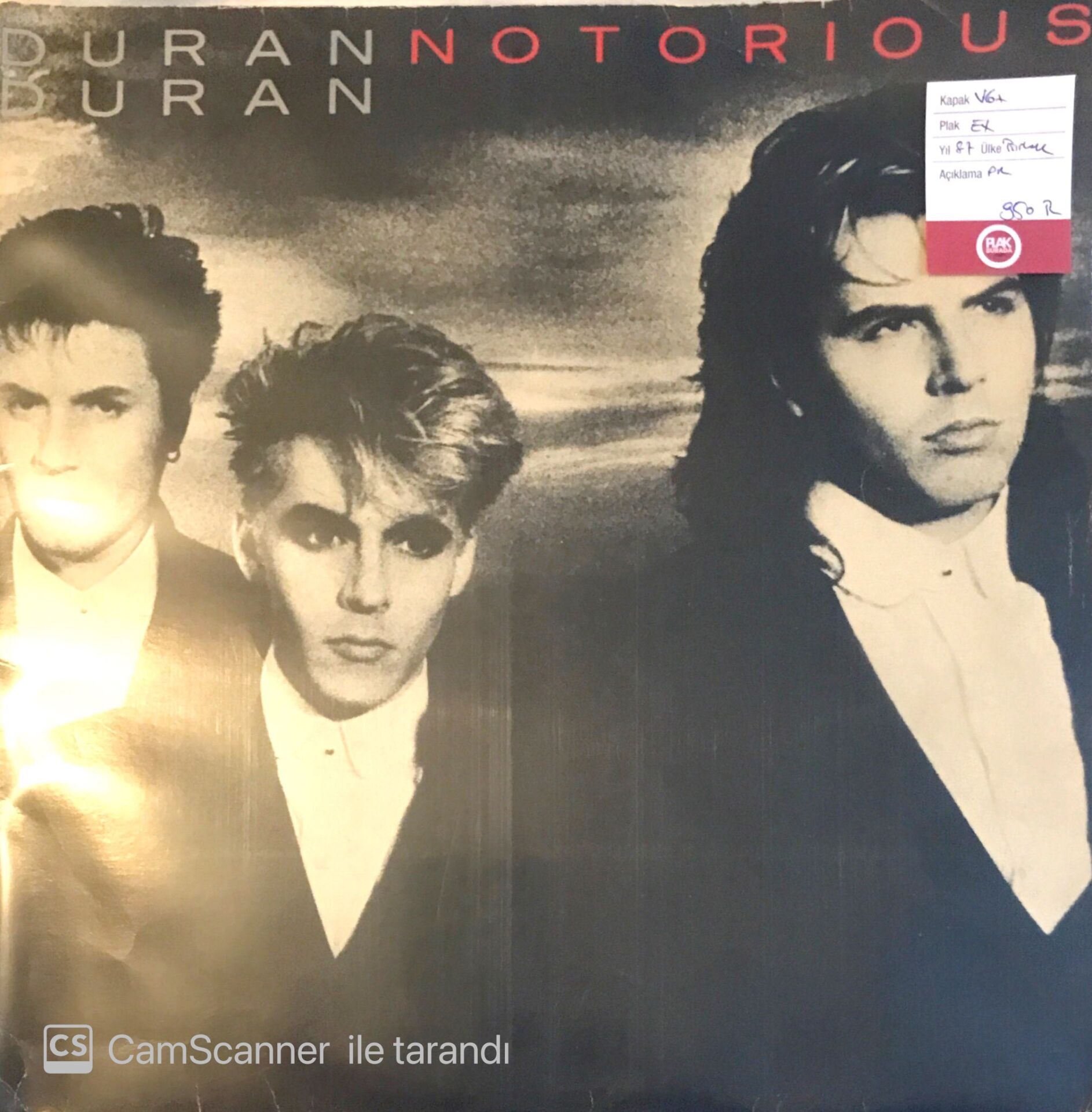 Duran Duran Notorious LP