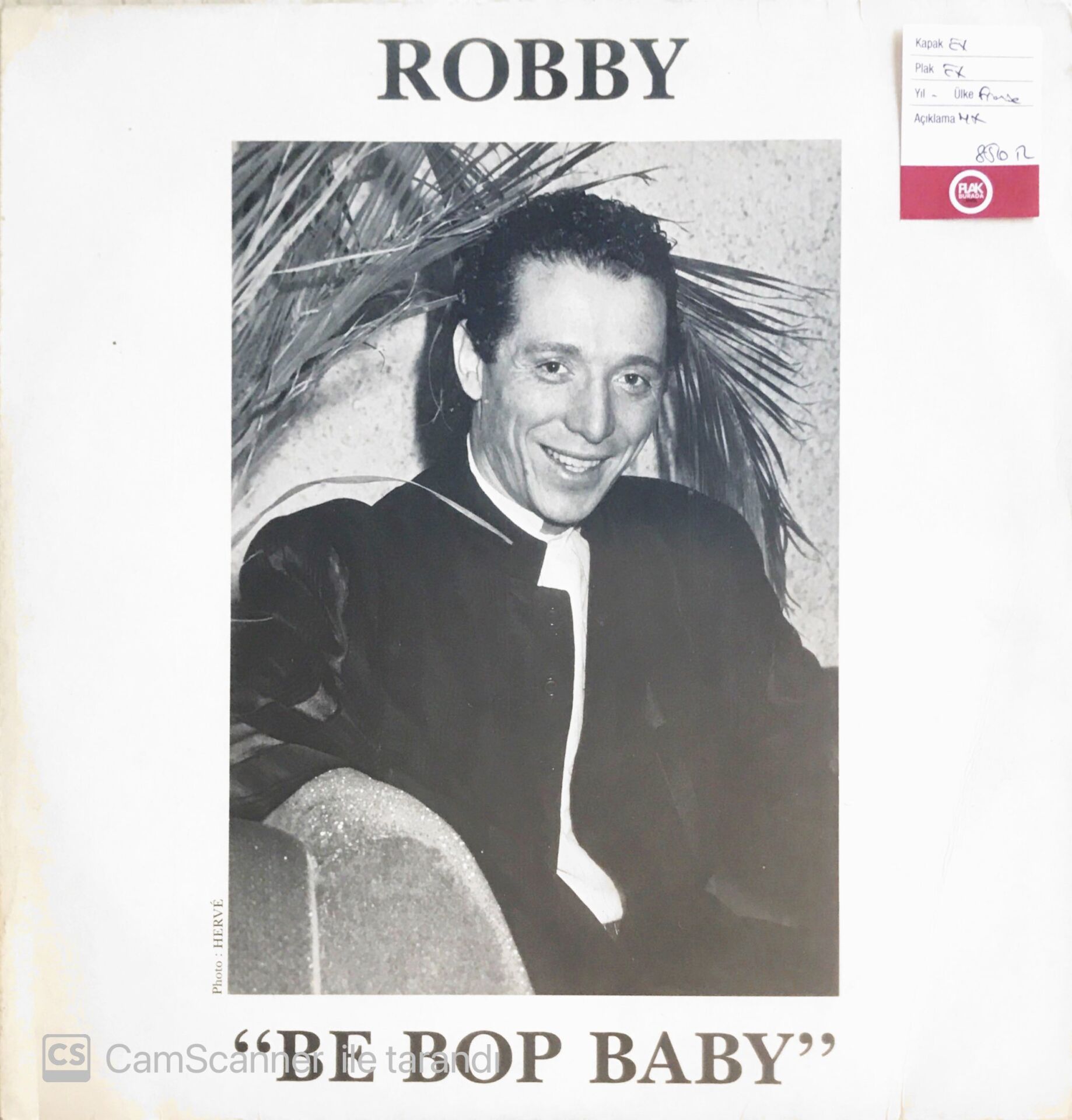 Robby - 'Be Bop Baby' - Maxi Single - LP