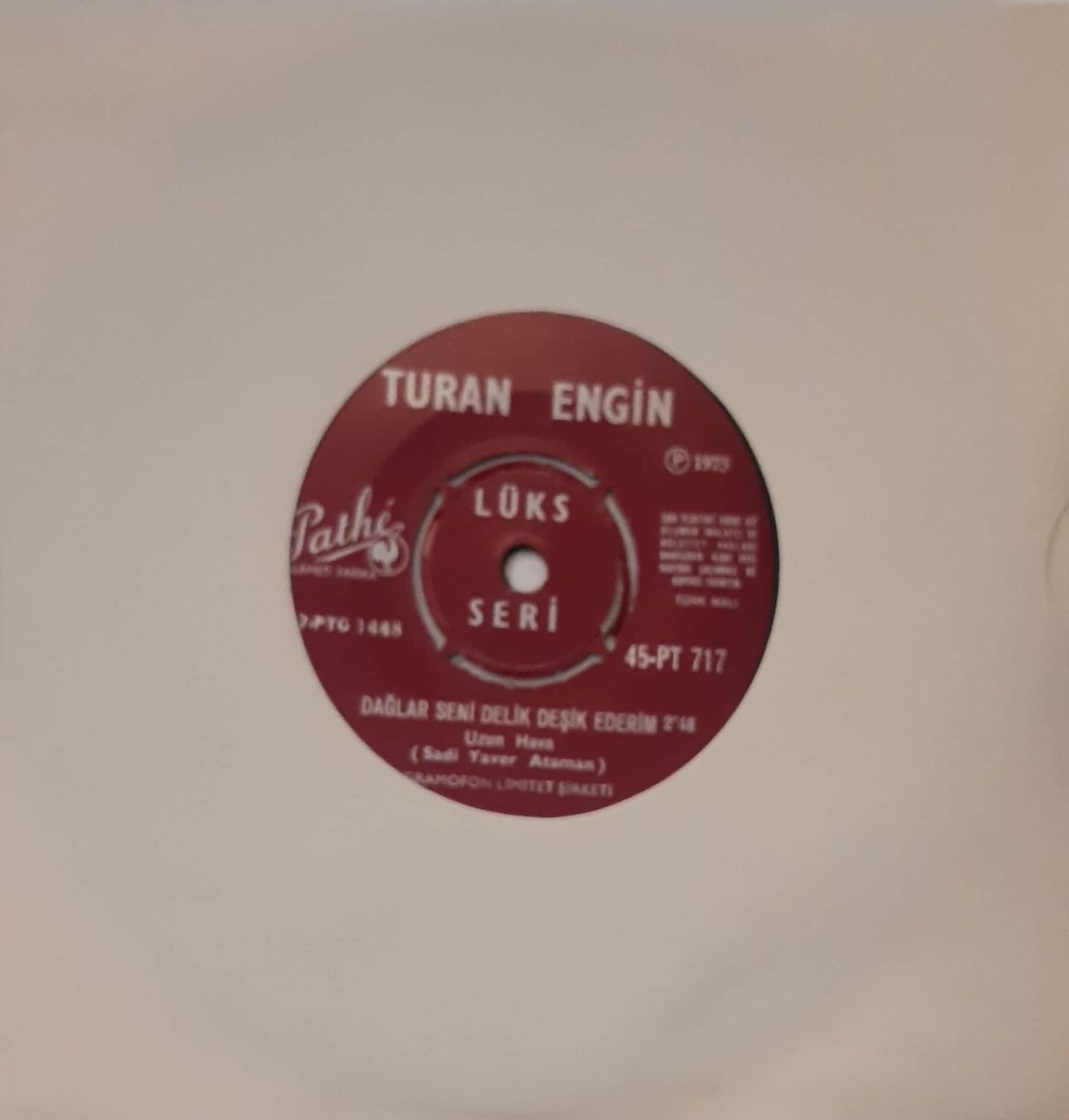 Turan Engin Dağlar Seni Delik Deşik Ederim 45lik