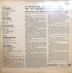 St. Martin In The Fields / Neville Marriner LP