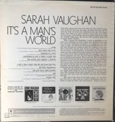 Sarah Vaughan - It's A Man's World LP