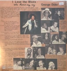 George Duke I Love The Blues She Heard My Cry LP