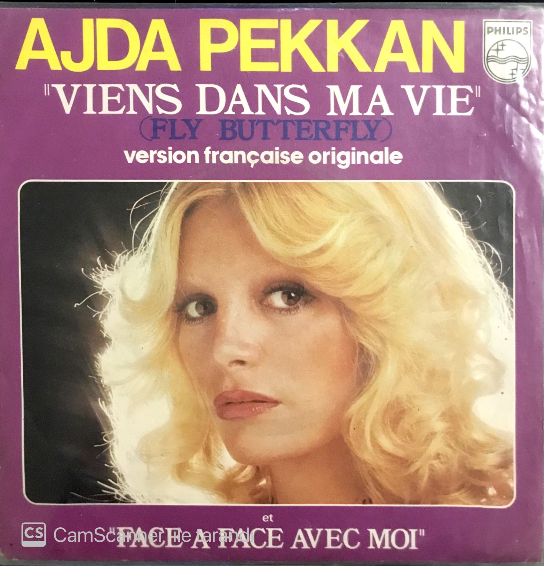 Ajda Pekkan Viens Dans Ma Vie (Fransa Baskı) 45lik