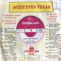 Müzeyyen Senar - Dane Dane Benleri/Elveda Meyhaneci - 45'lik
