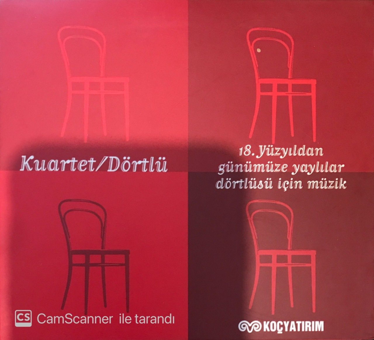 Kuartet/Dörtlü 18.Yüzyıldan Günümüze Yaylılar Dörtlüsü için Müzik CD