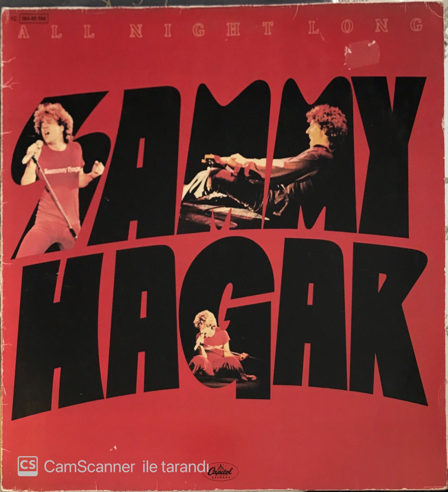 Sammy Hagar - All Night Long Live LP