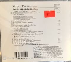 Murray Perahia - The Aldeburgh Recital CD