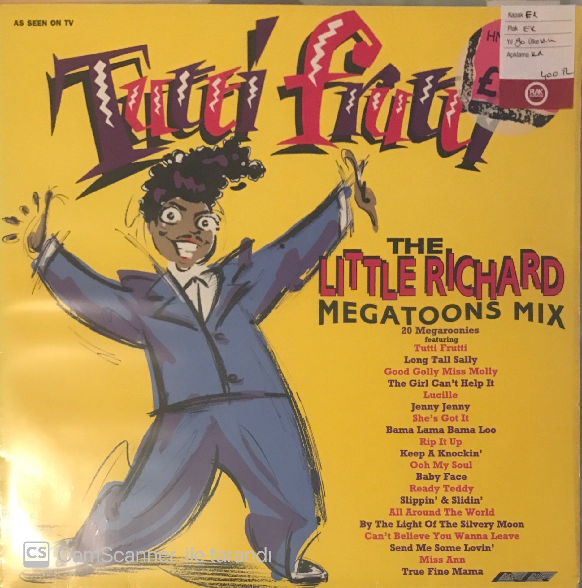 Tutti Frutti - The Little Richard Megatoons Mix LP