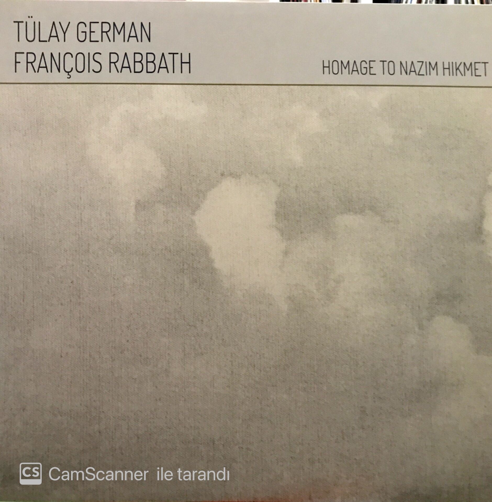 Tülay German François Rabbath - Homage to Nazım Hikmet LP
