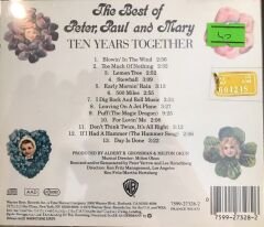 The Best of Peter,Paul and Mary 10 Years Together CD