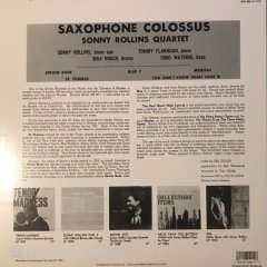 Tommy Flanagan Doug Watkins Max Roach Saxophone Colossus Sonny Rollins LP