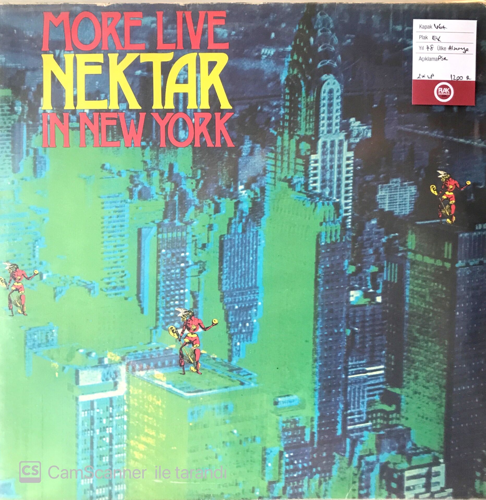Nektar - More Live In New York Double LP