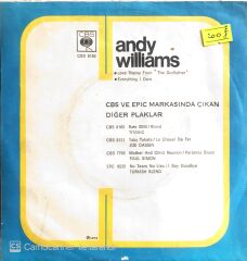 Andy Williams - Love Story/I Sing I Love You - 45'lik