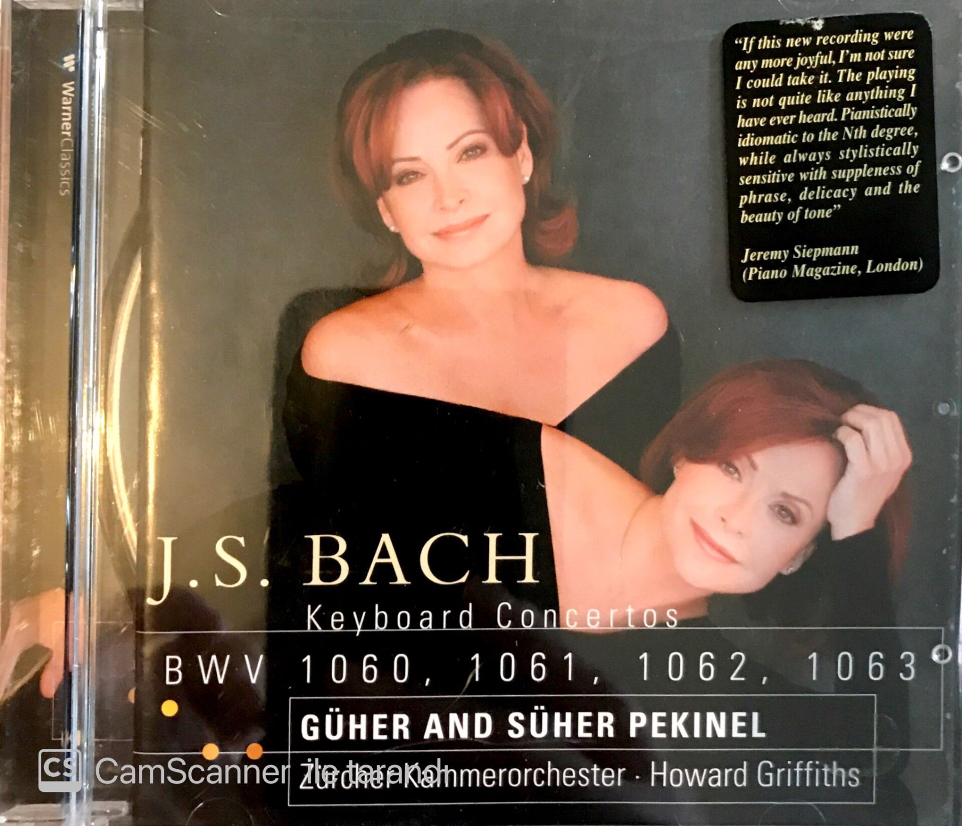 Güher & Süher Pekinel / Bach - Keyboard Concertos  CD