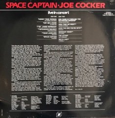 Joe Cocker Space Captain - Live In Concert LP