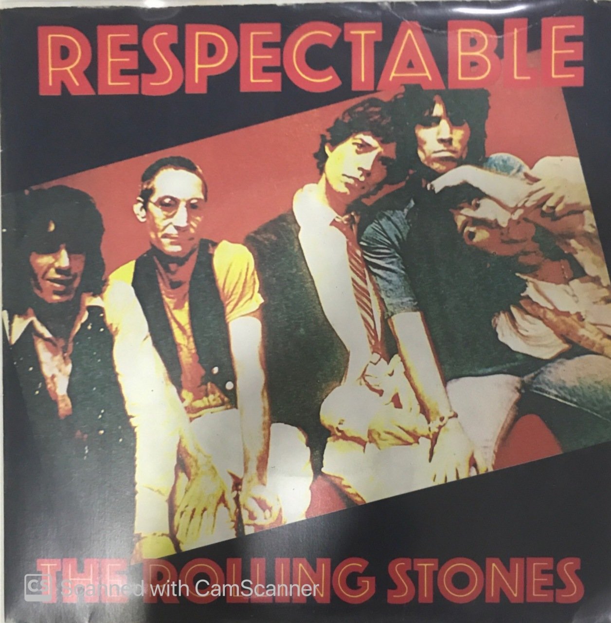 The Rolling Stones Respectable 45lik