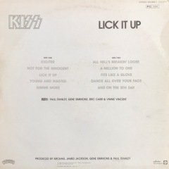 Kiss Lick It Up LP