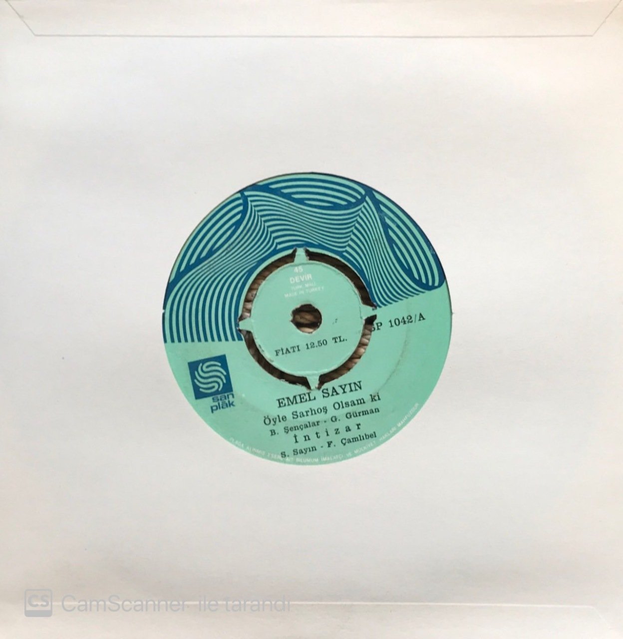 Emel Sayın Öyle Sarhoş Olsam Ki 45lik