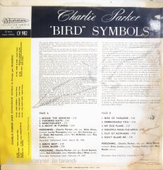 Charlie Parker - ''Bird'' Symbols - LP