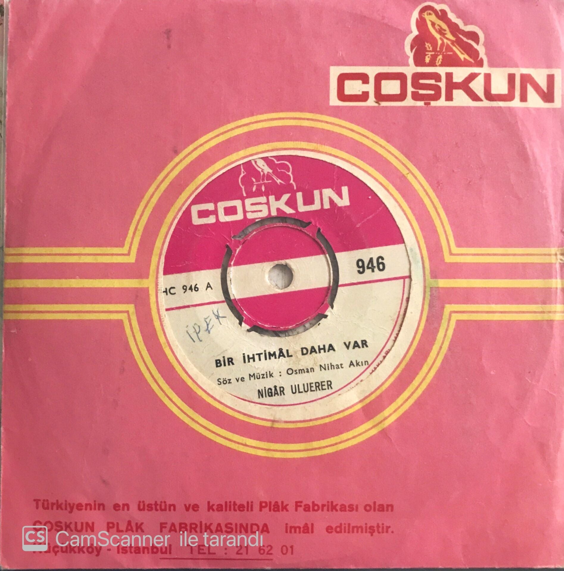 Saime Sinan - Yıldızlı Semalarda/Günaydın - 45'lik