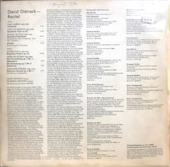 David Oistrach / Recital LP