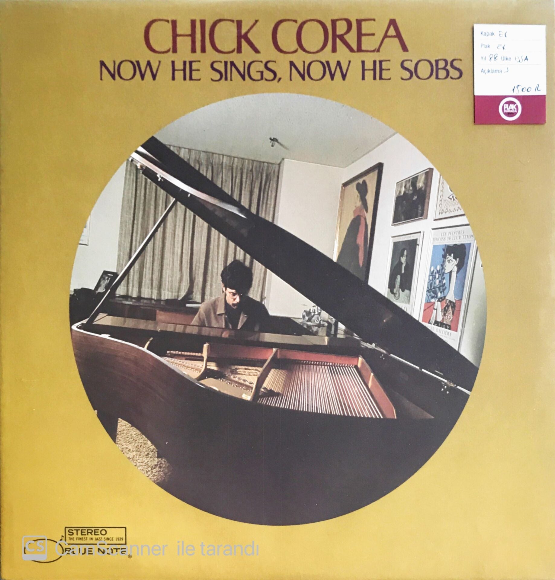 Chick Corea - Now He Sings, Now He Sobs - LP