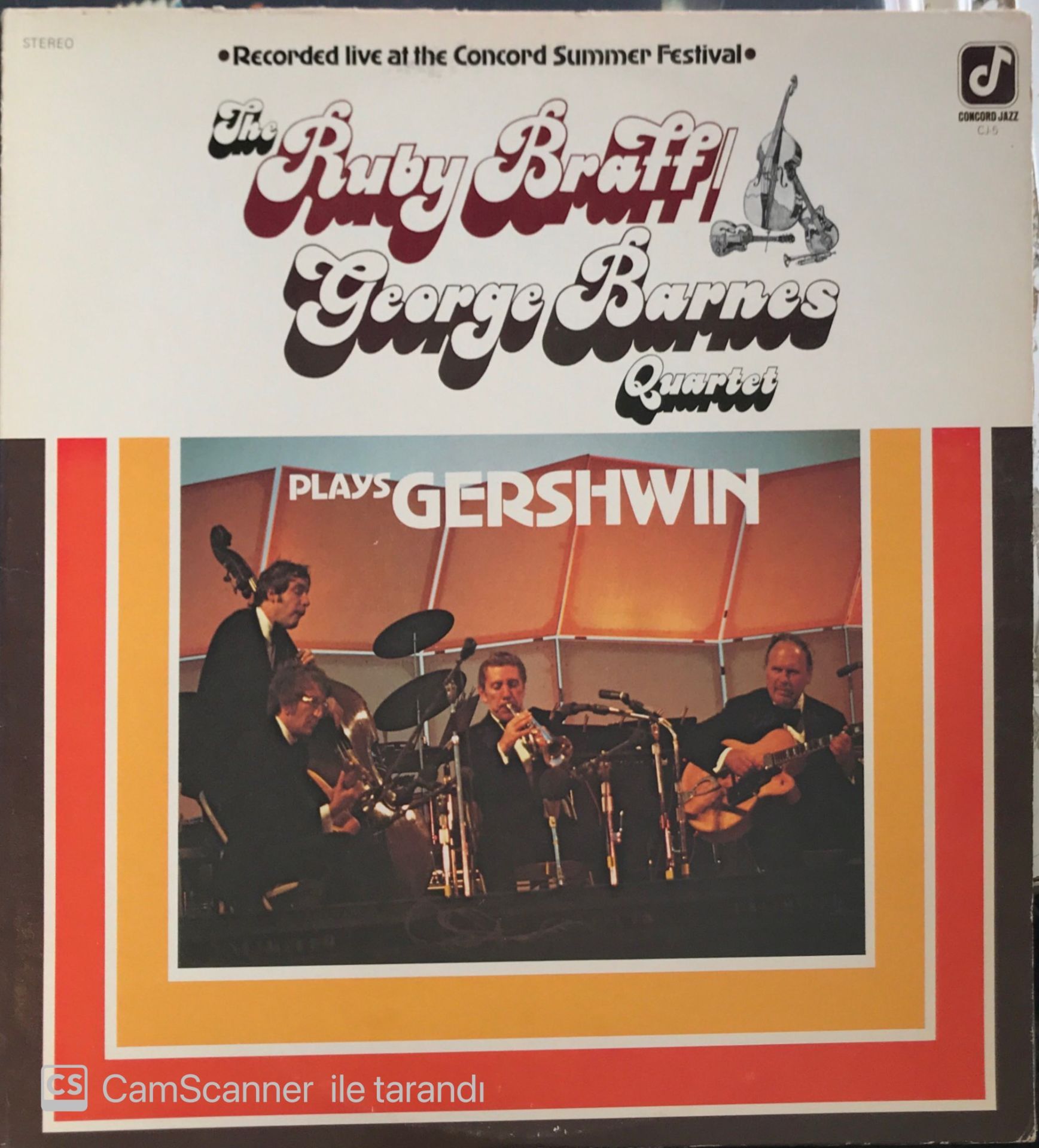 The Ruby Braffi / George Barnes Quartet Plays Gershwin LP